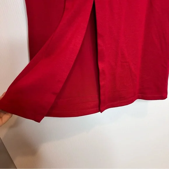 NWOT ALICE + OLIVIA Dorinda Off The Shoulder Fitted Midi Dress. Size 6 - Picture 9 of 11